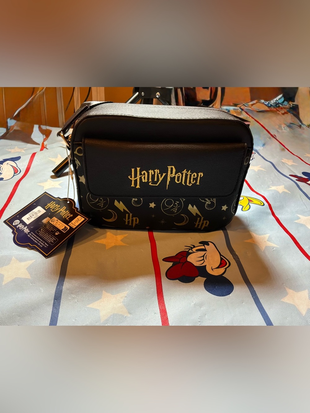 Harry Potter gold-icon crossbody bag by primark -NEW